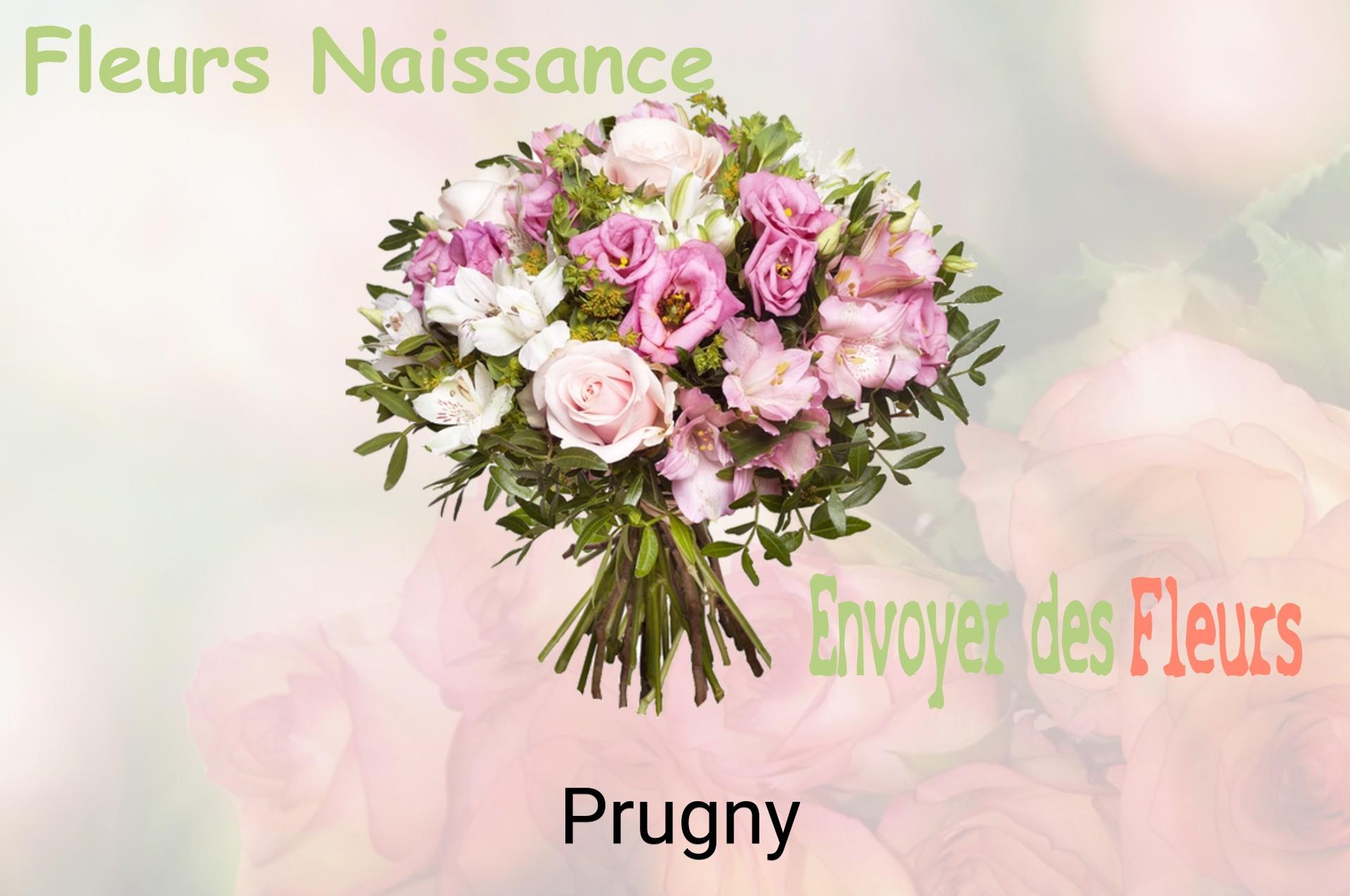 Bouquet de fleurs de naissance livré à Prugny